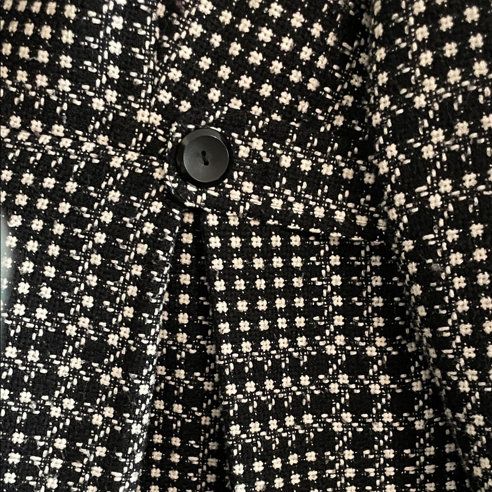RQT tweed Black and White Checkered Blazer - Picture 7 of 8